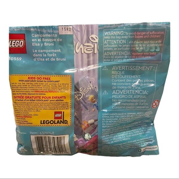Elsa and Bruni’s Forest Camp - LEGO Disney Princess Polybag Set (30559) NIB 2022 - Picture 5 of 8